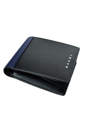 Marni BLACK LEATHER WALLET